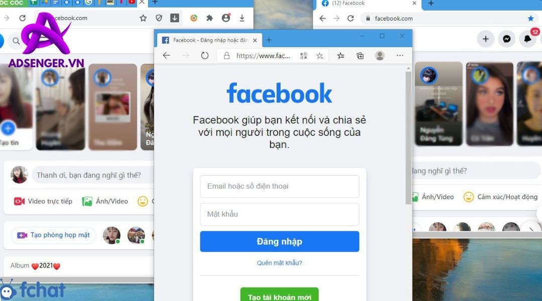 Cách đăng nhập nhiều tài khoản Facebook cùng lúc trên máy tính