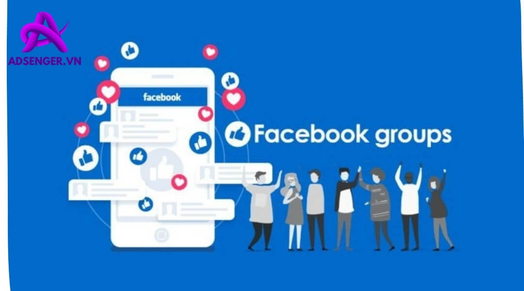 Có thể quảng cáo trên những group lớn của Facebook